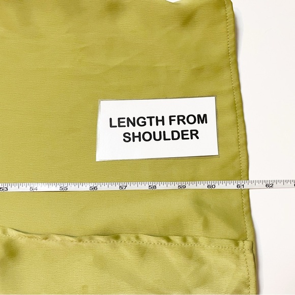 Lulus Classy Night Out Lime Green Satin Slit Leg Jumpsuit XL cocktail event‎ - Picture 12 of 13